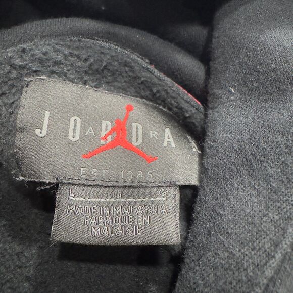 Jordan Jumpman ‘Chimney/Black’ Fleece Hoodie Size Large - Picture 3 of 3